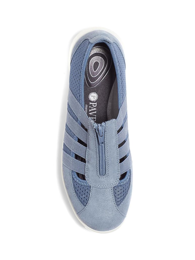 Pavers Denim Ladies Wide Fit Casual Slip-On Shoes - Image 4 of 5