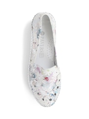 Pavers Casual Leather White Moccasins - Image 4 of 5