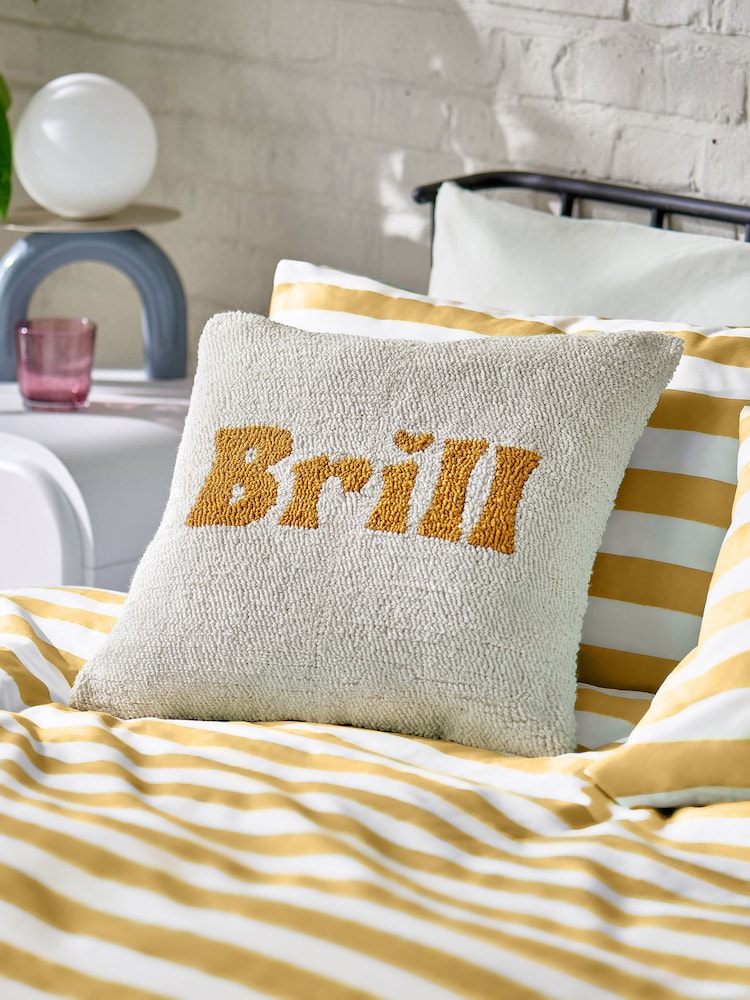Novogratz BRILL Tufted Slogan Cushion - Image 1 of 5