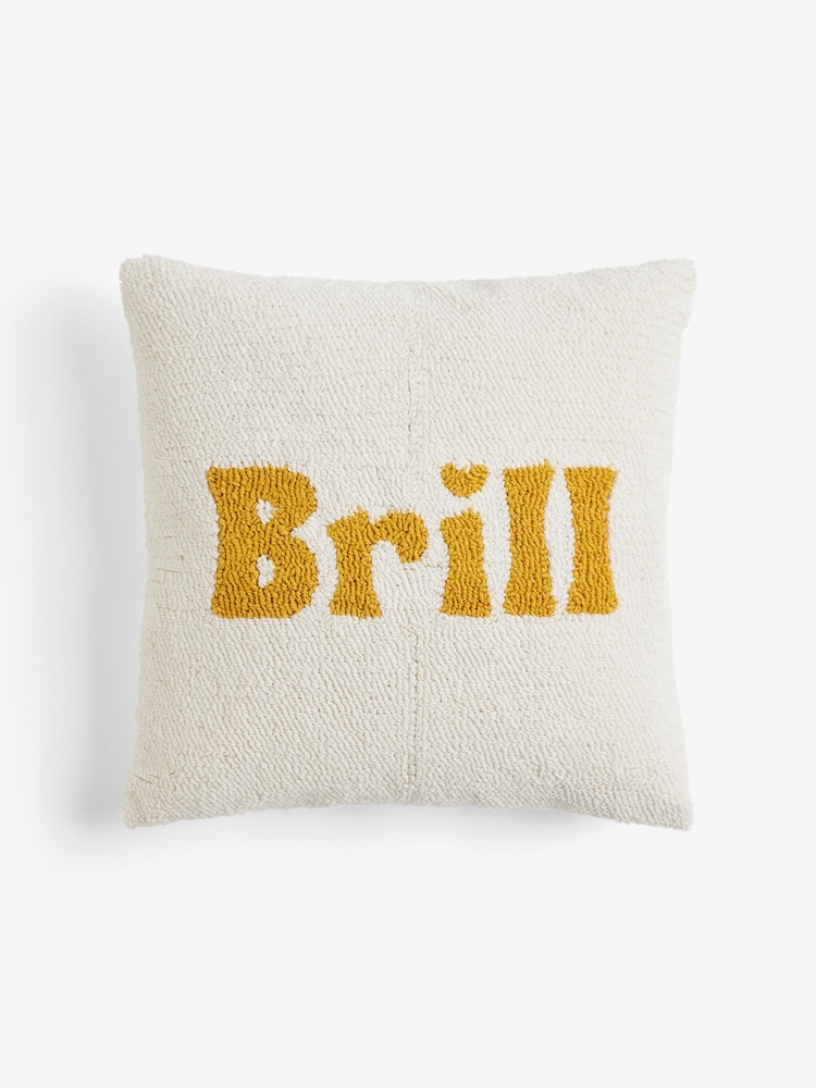 Novogratz BRILL Tufted Slogan Cushion - Image 2 of 5