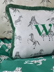 Novogratz Green Wild Slogan Fringe Cushion - Image 5 of 5