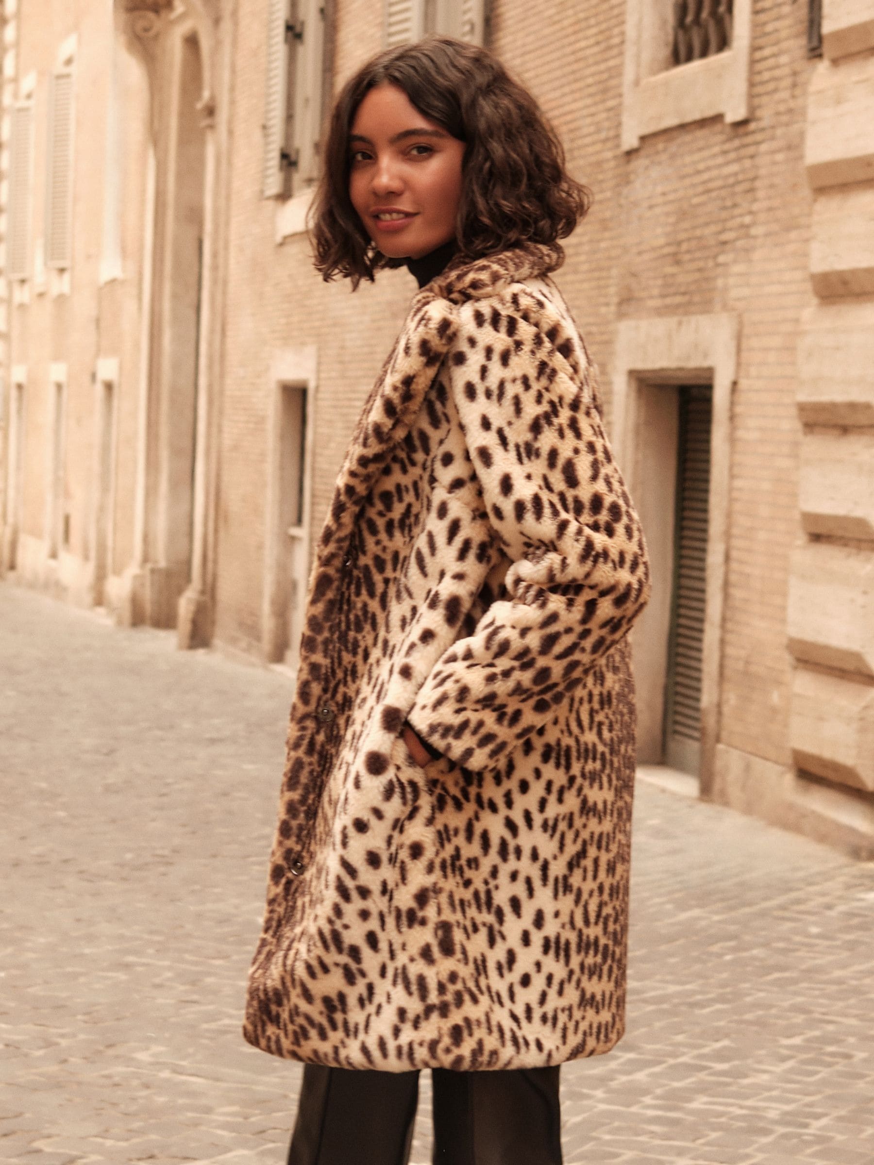 Longline faux fur online