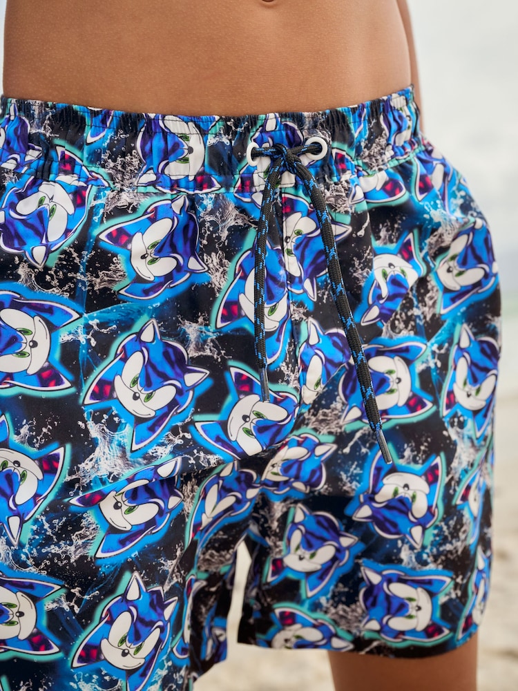 Bleu Sonic - Shorts de bain (3-16yrs) - Image 4 of 8