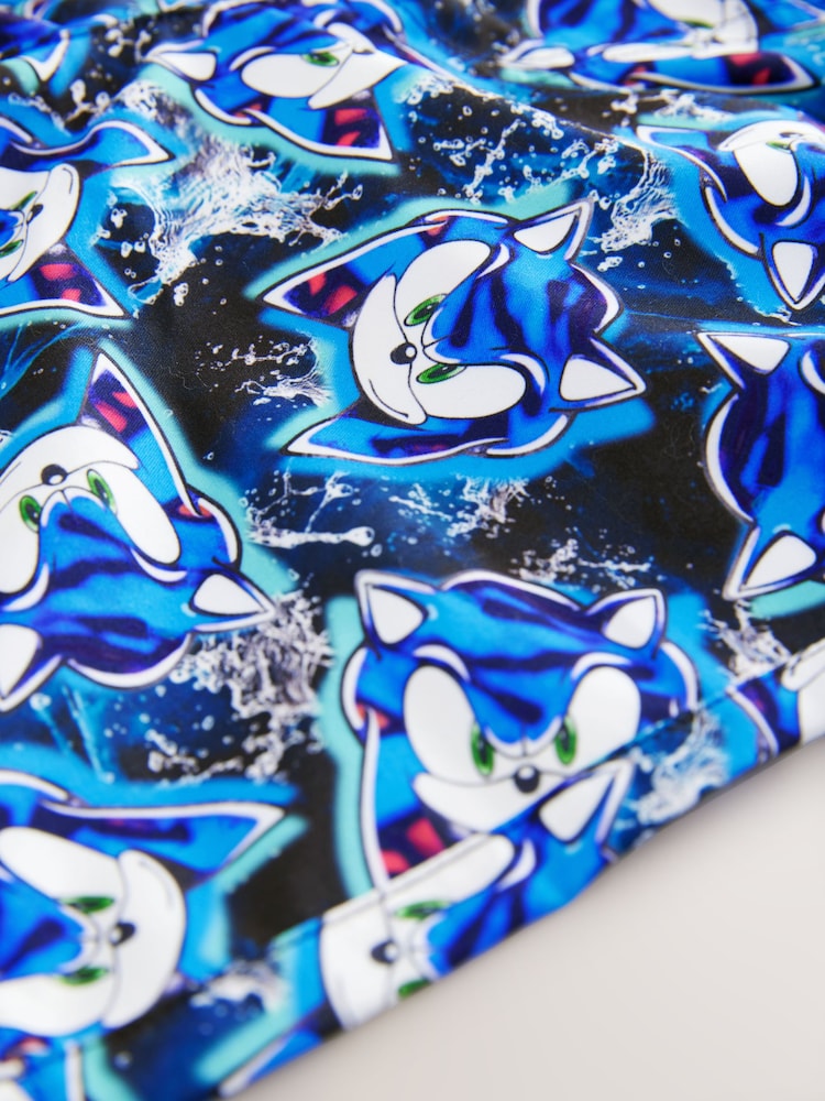 Blue Sonic Swim Shorts (3-16yrs) - Image 8 of 8