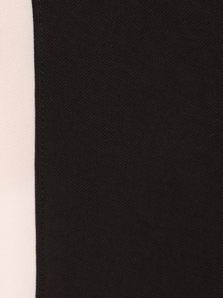 Adrianna Papell Crepe Overlay Black Dresses - Image 6 of 6