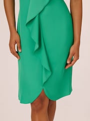 Adrianna Papell Green Neck-Chain Short Dress - Image 5 of 7