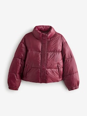 Burgundy Shower Resistant Padded Jacket - Image 6 of 10