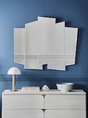 Clear Abstract Cluster Wall Mirror - Image 1 of 5