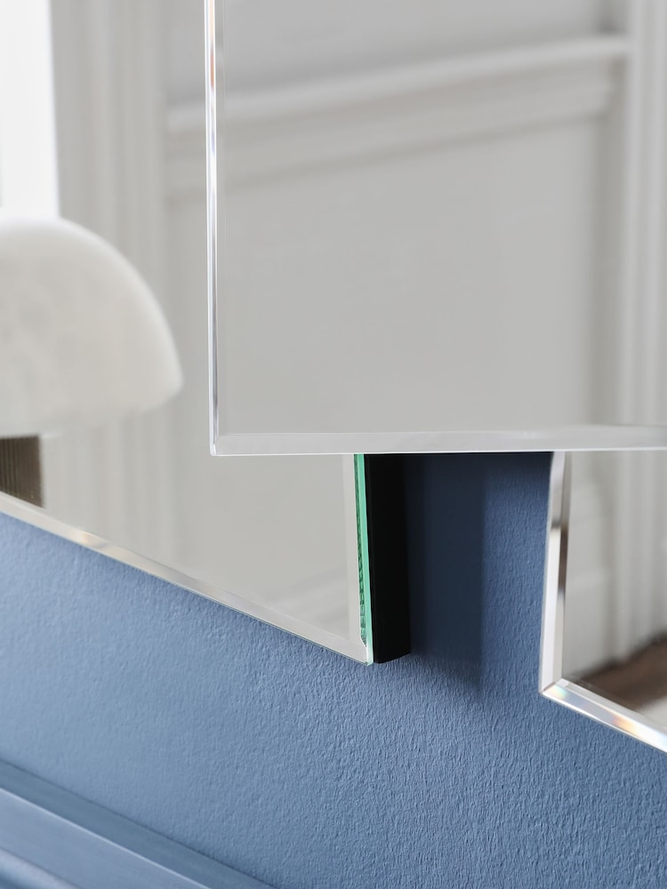 Clear Abstract Cluster Wall Mirror - Image 2 of 5