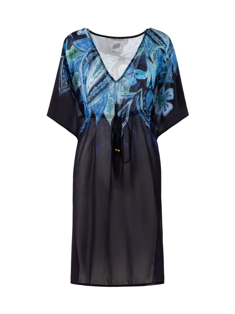 Seaspray Kerala V-Neck Black Kaftan - Image 5 of 5