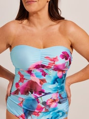 Seaspray Belize Snake Twist Foil Bandeau Swimsuit - Image 3 of 5
