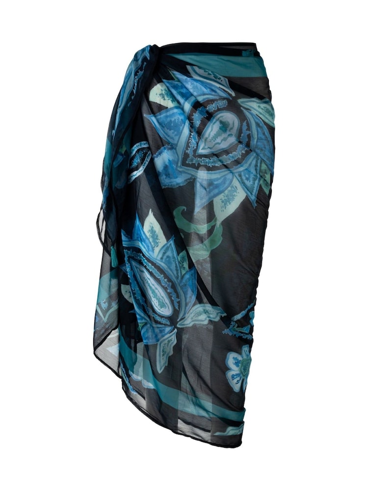 Seaspray Kerala Blue Cover-Up - Image 3 of 3