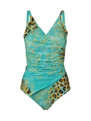 Seapray Green Zambia Mock Wrap Swimsuit - Image 5 of 5