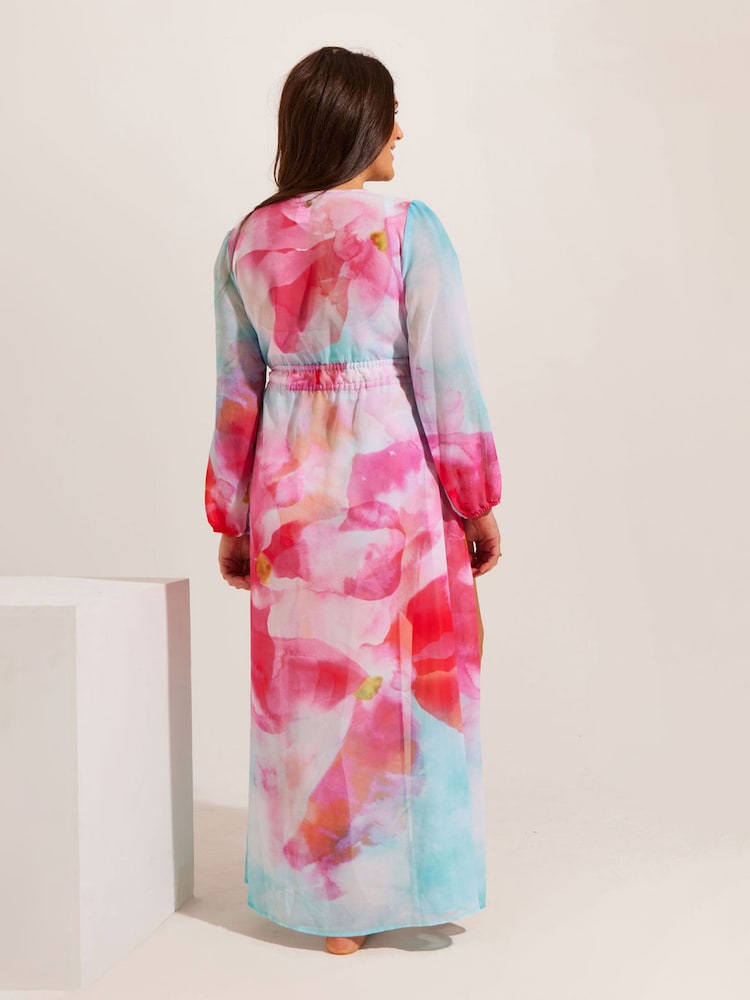 Seaspray Positano Blue/PinkCoverups - Image 2 of 4
