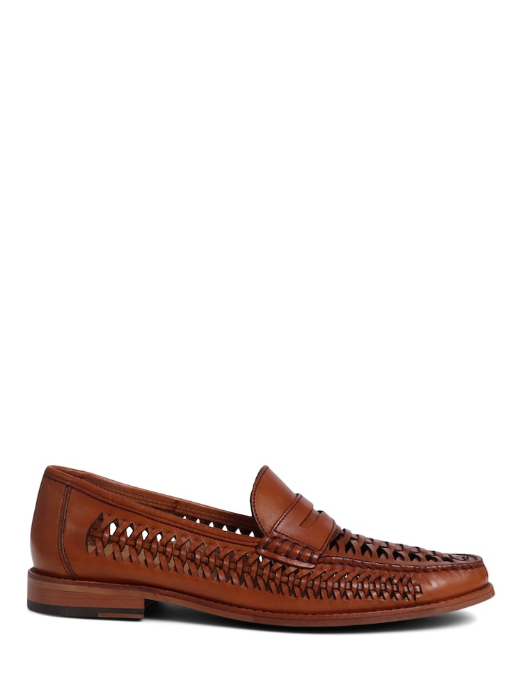 Jones Bootmaker Riverside Woven Leather Loafers - Image 1 of 5