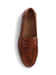 Jones Bootmaker Riverside Woven Leather Loafers - Image 4 of 5