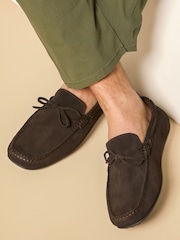 rjava - Jones Bootmaker Plymouth usnjeni mokasini - Slika 1 iz 6