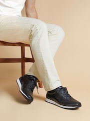Jones Bootmaker Southend2 Leather Trainers - Image 1 of 6