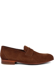 Jones Bootmaker Rake Leather Brown Loafers - Image 1 of 5