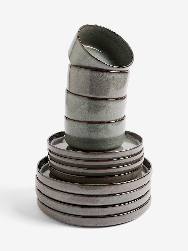 12 Piece Dalton Reactive Glaze Dinner Set - Imagen 5 de 5 12 Piece Dalton Reactive Glaze Dinner Set - Imagen 5 de 5