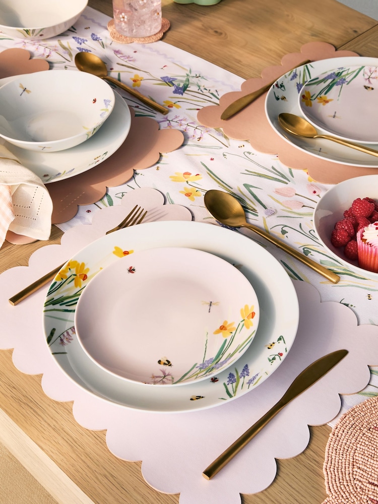 Multi Lila Floral 12 Piece Dinner Set - Image 1 of 5
