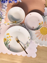 Multi Lila Floral 12 Piece Dinner Set - Image 2 of 5