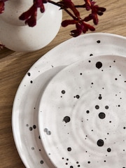 12 Piece Black/White Seattle Textured Dinner Set - Image 4 of 5