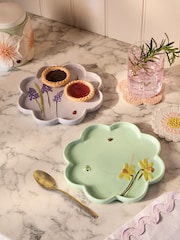 Set of 2 Multi Flower Side Plates - Image 1 of 3