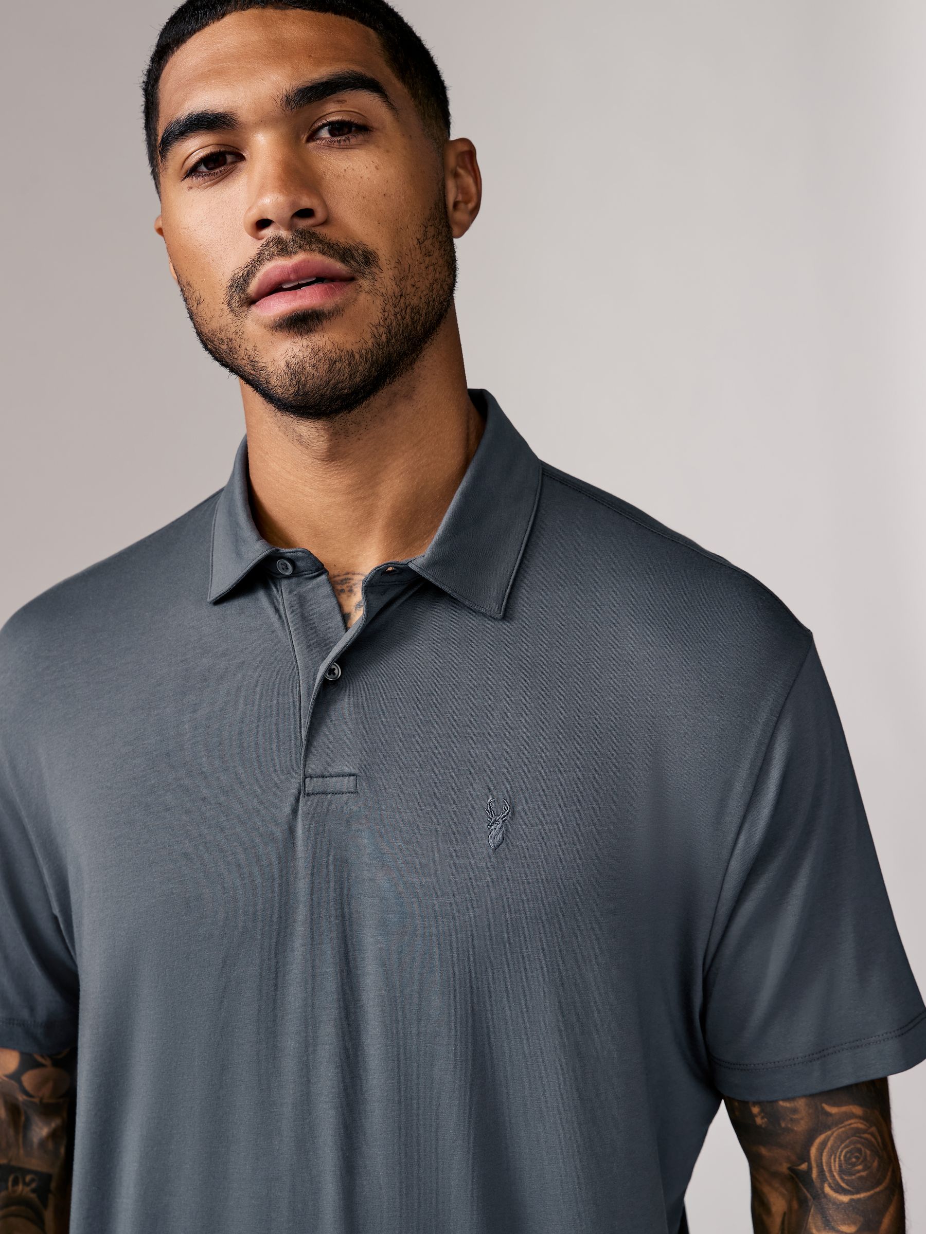 Przeglądaj Czarny - Oversized Relaxed Fit Boxy Heavyweight
