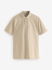 Neutrals Regular Fit Short Sleeve Jersey Polo Shirts 5 Pack - Image 11 of 14