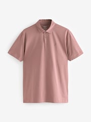 Neutrals Regular Fit Short Sleeve Jersey Polo Shirts 5 Pack - Image 12 of 14