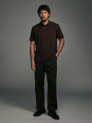 Neutrals Regular Fit Short Sleeve Jersey Polo Shirts 5 Pack - Image 2 of 14