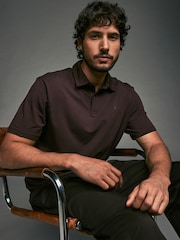 Neutrals Regular Fit Short Sleeve Jersey Polo Shirts 5 Pack - Image 3 of 14