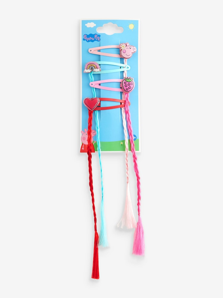Multi Peppa Pig Plait Clips - Image 1 of 2