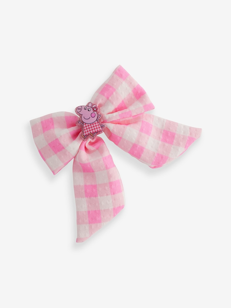 Light Pink Peppa Pig Bow Clip - Image 3 of 3
