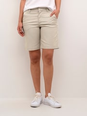 Kaffe Casual Fit Grey Lea Suit Shorts - Image 1 of 5