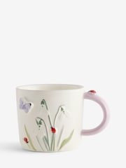 Purple Floral Wildlife Mug - Image 3 of 4