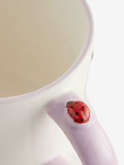 Purple Floral Wildlife Mug - Image 4 of 4