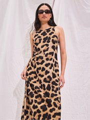Ro&Zo Animal Leopard Print Racer Dress - Image 4 of 4