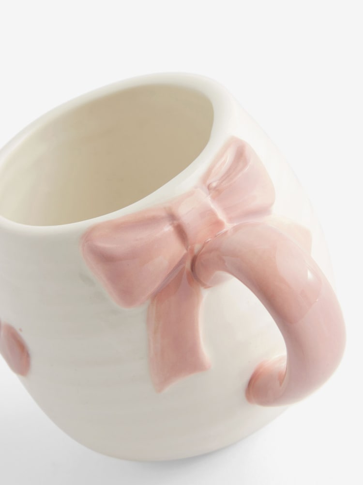 Pink Heart Bow Mug - Image 4 of 4