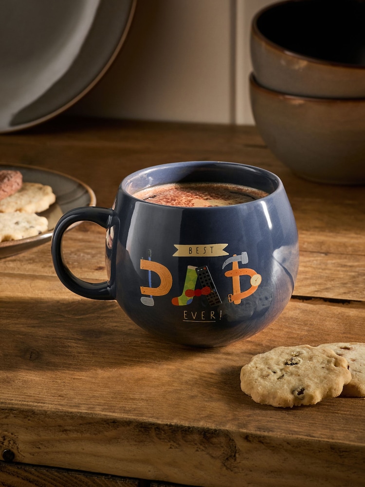 Navy Best Dad Ever Mug - Image 1 of 3