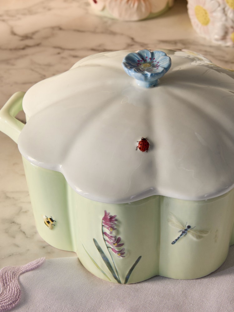 Sage Green Wildlife Casserole Dish - Image 3 of 4
