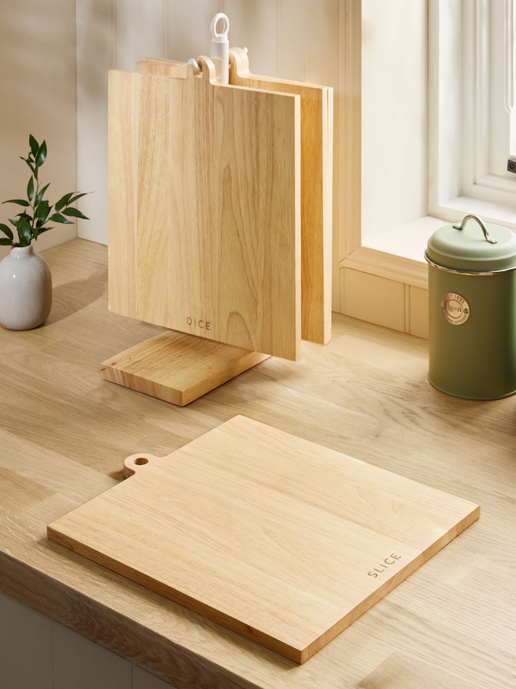 Set of 4 Natural Malvern Hanging Chopping Boards - Image 2 of 6