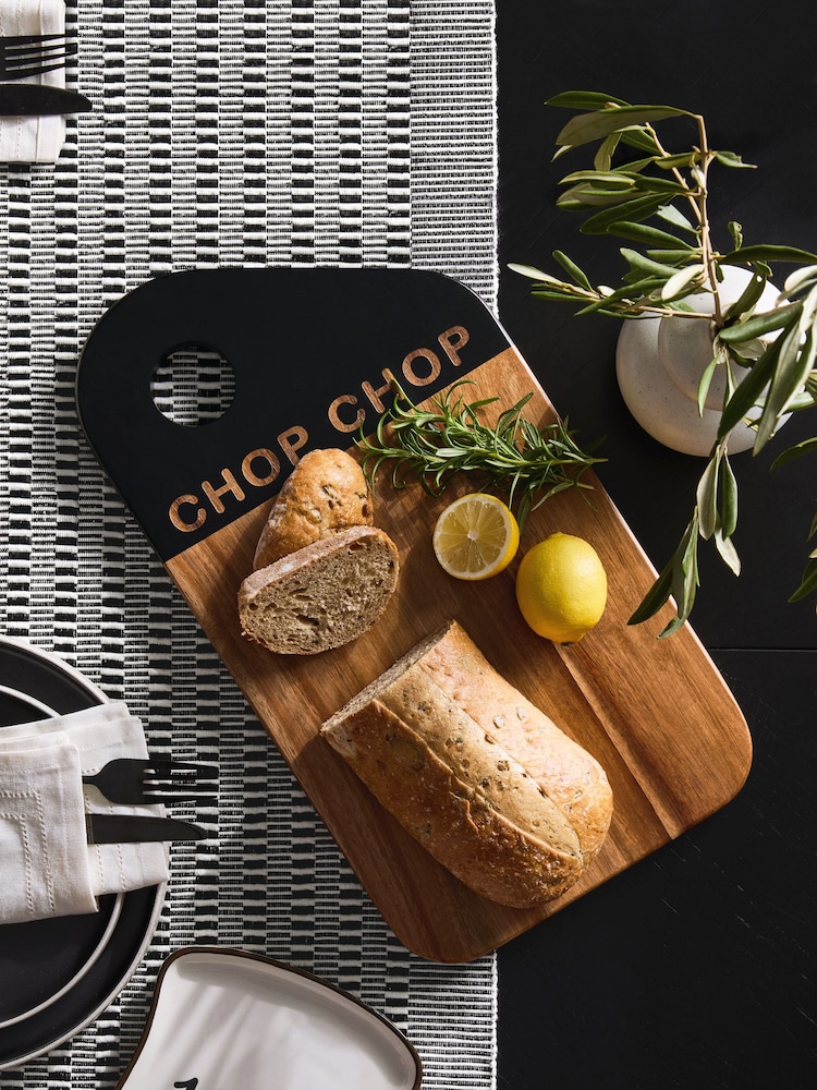 Natural Slogan Chopping Board - Image 1 of 4