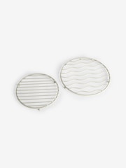 Set of 2 Natural Skandi Wire Trivets - Image 3 of 4