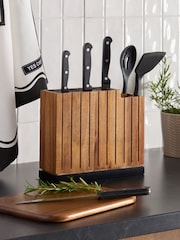 Natural Bronx Knife Block and Utensil Pot - Image 1 of 5