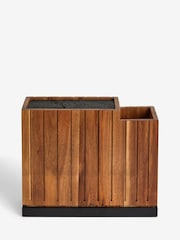 Natural Bronx Knife Block and Utensil Pot - Image 3 of 5