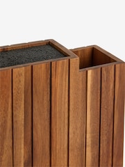 Natural Bronx Knife Block and Utensil Pot - Image 5 of 5