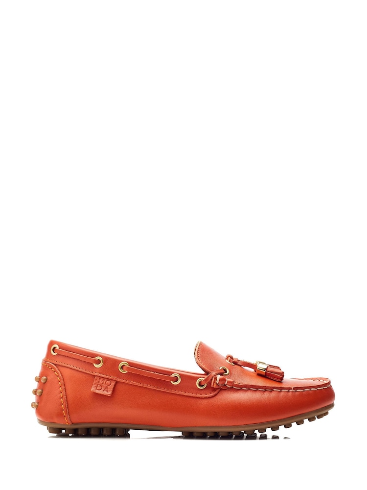 Orange - Moda in Pelle Arienna Mokassins - Bild 1 von 4 Orange - Moda in Pelle Arienna Mokassins - Bild 1 von 4