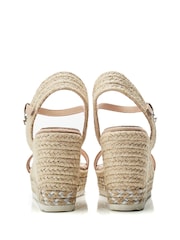Moda in Pelle Raisa Chevron Jute Wedge Sandals - Image 3 of 4